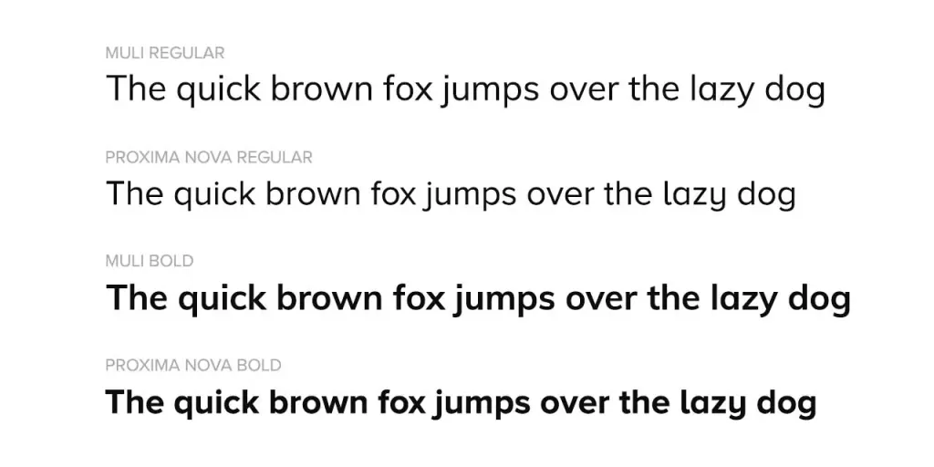 Google Fonts Similar to Proxima Nova Fonts Plugin